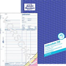 AVERY® Zweckform Lieferschein Nr. 728