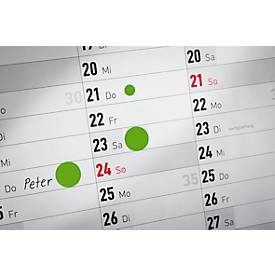 Avery Zweckform Markierungspunkte Spenderbox, permanent haftend, Dm. 19 mm, grün