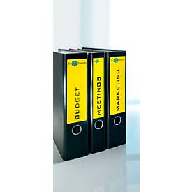 AVERY® Zweckform Ordner-Etiketten, ultragrip, breit, gelb, 80 Stück