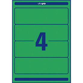 AVERY® Zweckform Ordner-Etiketten, ultragrip, breit, grün, 80 Stück