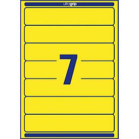 AVERY® Zweckform Ordner-Etiketten, ultragrip, schmal, gelb, 140 Stück