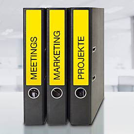 AVERY® Zweckform Ordner-Etiketten, ultragrip, schmal, gelb, 140 Stück