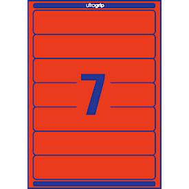 AVERY® Zweckform Ordner-Etiketten, ultragrip, schmal, rot, 140 Stück