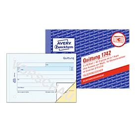 AVERY® Zweckform Quittung Kleinunternehmer, ohne MWSt. Nr. 1742