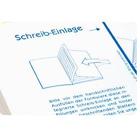 Avery Zweckform Quittungsblock 1735-5, A6 quer, 2 x 40 Blatt, 4er Pack + 1 gratis