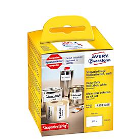 Avery® Zweckform Rollenetiketten, kompatibel mit DYMO® LabelWriter™ Serie 4XL, permanenthaftend, B 159 x H 104 mm, weiß, 200 Stück
