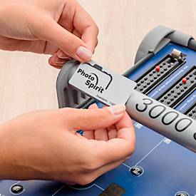 Avery Zweckform Typenschildetiketten L6008-20, extrem robust, geeignet für SW-Laserdrucker, 25,4 x 10 mm, 3780 Stück/20 A4-Bogen, Polyesterfolie, silber
