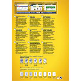 AVERY® Zweckform Typenschildetiketten, rechteckig, f. alle s/w Laserdrucker, 45,7 x 21,2 mm, silbern