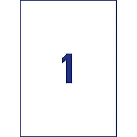 Avery Zweckform Universal-Etiketten, 100 Etiketten, 210 x 297 mm