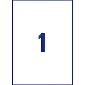 Avery Zweckform Universal-Etiketten, 100 Etiketten, 210 x 297 mm