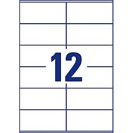 AVERY Zweckform Universal-Etiketten 3424-200, ultragrip, 105 x 48 mm, 2400 + 240 Stück