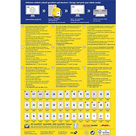 Avery Zweckform Universal Etiketten 3424, ultragrip, A4, matt, 1200 Etiketten