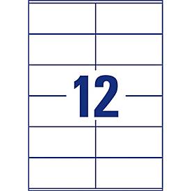 Avery Zweckform Universal Etiketten 3424, ultragrip, A4, matt, 1200 Etiketten