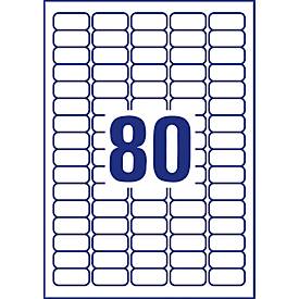 AVERY Zweckform Universal-Etiketten, 35,6 x 16,9 mm, wiederablösbar