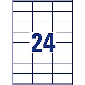 AVERY Zweckform Universal-Etiketten 6122, ultragrip, 70 x 36 mm, 240 Stück