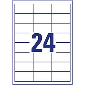 AVERY Zweckform Universal-Etiketten 6172, ultragrip, 64,6 x 33,8 mm, 600 + 120 Stück