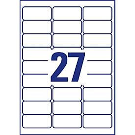 AVERY Zweckform Universal-Etiketten, 63,5 x 29,6 mm, wiederablösbar