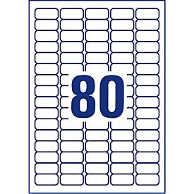 Avery Zweckform Universal-Etiketten, 8000 Etiketten, 35,6 x 16,9 mm