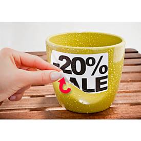 Avery Zweckform Wetterfeste Folien-Etiketten L4773REV-20, 63,5 x 33,9 mm, wiederablösbar, weiß