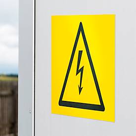 Avery Zweckform Wetterfeste Folien-Etiketten L6111-20, 210 x 297 mm, permanent, gelb