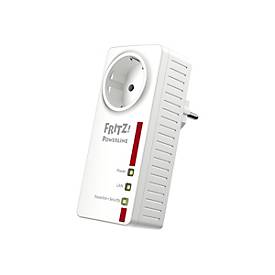 AVM FRITZ!Powerline 1220E - - Powerline Adapterkit - - 1GbE, HomePlug AV (HPAV) 2.0, IEEE 1901 - an Wandsteckdose anschl