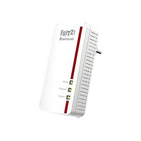 AVM FRITZ!Powerline 1260E - - Powerline Adapterkit - - 1GbE, HomePlug AV (HPAV) 2.0, IEEE 1901 - Wi-Fi 5 - Dual-Band - a