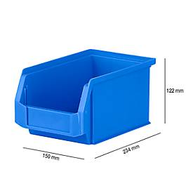 Bac à bec LF 221 SSI Schäfer - polypropylène - L 234 x l. 150 x H 122 mm - 2,7 L - bleu