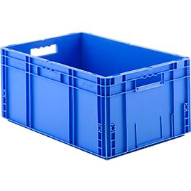 Bac de dimensions Eur, MF 6270, sans couvercle, 52,9 litres, bleu