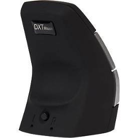 BakkerElkhuizen DXT 2 Precision Mouse, kabelgebunden, vier DPI Stufen (500, 1000, 1500, 2000), Laser-Sensor, Plug & Play, ergonomisch, für Rechts- und Linkshänder, B 45 x H 81 x T 56 mm, grau/silber