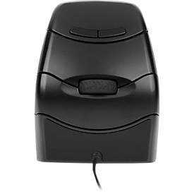 BakkerElkhuizen DXT 3 Precision Mouse, 7 Tasten, 4 DPI Stufen (800, 1200, 1600, 2400), kabelgebunden, 1,5 m Kabel, ergonomisch, USB-C, schwarz