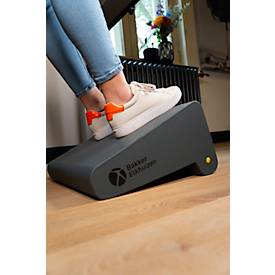BakkerElkhuizen Fußstütze FootRest No.3, ergonomisch, geräuschlos, kippbar, 2 Höheneinstellungen, dunkelgrau