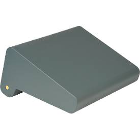 BakkerElkhuizen Fußstütze FootRest No.3, ergonomisch, geräuschlos, kippbar, 2 Höheneinstellungen, dunkelgrau