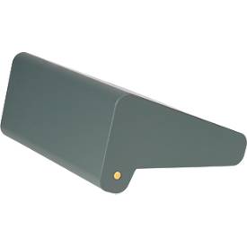 BakkerElkhuizen Fußstütze FootRest No.3, ergonomisch, geräuschlos, kippbar, 2 Höheneinstellungen, dunkelgrau