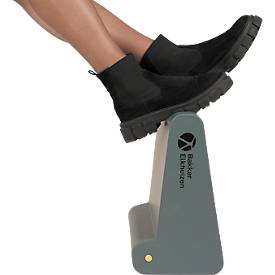 BakkerElkhuizen Fußstütze FootRest No.3, ergonomisch, geräuschlos, kippbar, 2 Höheneinstellungen, dunkelgrau