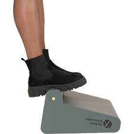 BakkerElkhuizen Fußstütze FootRest No.3, ergonomisch, geräuschlos, kippbar, 2 Höheneinstellungen, dunkelgrau