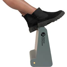 BakkerElkhuizen Fußstütze FootRest No.3, ergonomisch, geräuschlos, kippbar, 2 Höheneinstellungen, dunkelgrau