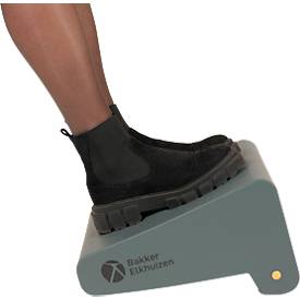 BakkerElkhuizen Fußstütze FootRest No.3, ergonomisch, geräuschlos, kippbar, 2 Höheneinstellungen, dunkelgrau