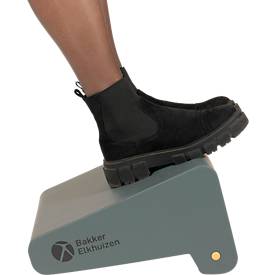 BakkerElkhuizen Fußstütze FootRest No.3, ergonomisch, geräuschlos, kippbar, 2 Höheneinstellungen, dunkelgrau