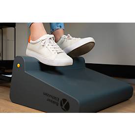 BakkerElkhuizen Fußstütze FootRest No.3, ergonomisch, geräuschlos, kippbar, 2 Höheneinstellungen, dunkelgrau