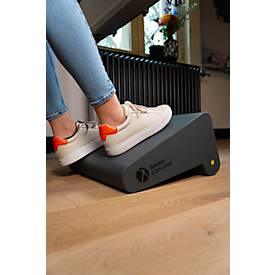 BakkerElkhuizen Fußstütze FootRest No.3, ergonomisch, geräuschlos, kippbar, 2 Höheneinstellungen, dunkelgrau