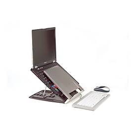 Laptophalter Ergo-Q 330, höhenverstellbar, bis 17 Zoll, f. unterwegs