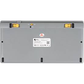 BakkerElkhuizen Tastatur UltraBoard 950 V2 Wireless, Bluetooth, 3 m Reichweite, HotKeys, USB-C, QWERTZ, hellgrau