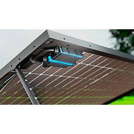 Balkonkraftwerk HEPA Solar Premium 800, Leistung 800 W, Mikrowechselrichter mit WLAN, 5 m Kabel, schwarz