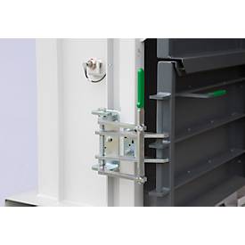 Ballenpresse HSM V-Press 504, 2 vertikale Umreifungen für Ballen bis 60 kg, geeignet für Ballenentnahmewagen, Presskraft 40 kN, Kniehebelverschluss