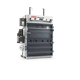 Ballenpresse HSM V-Press 820 plus, 4 vertikale Umreifungen für Ballen bis 250 kg, Presskraft 178 kN, Füllklappe