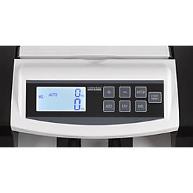 Banknotenzähler ratiotec® rapidcount B40, Euro-Noten, mit Echtheitsprüfung, Stückzählung, Schwarz