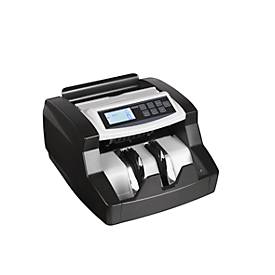 Banknotenzähler ratiotec® rapidcount B40, Euro-Noten, mit Echtheitsprüfung, Stückzählung, Schwarz