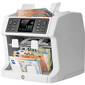 Banknotenzähler Safescan® 2985 SX, zentralbankgetestet, 7 Sicherheitsmerkmale, Wertzähler & -sortierer, bis zu 1200 Scheine/min & bis zu 3 Währungen