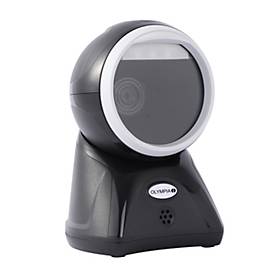 Barcode Scanner Olympia LS 7100, für ein- und zweidimensionale Codes, 640 x 480 px, Scanwinkel +/- 60°, USB-A/RS-232, schwarz