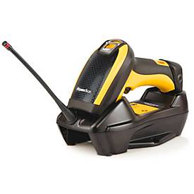Barcodescanner Datalogic PowerScan PM9100 USB Kit, Funkreichweite 50 m, IP65, Fallschutz bis 2 m, ohne Display, inkl. Zubehör